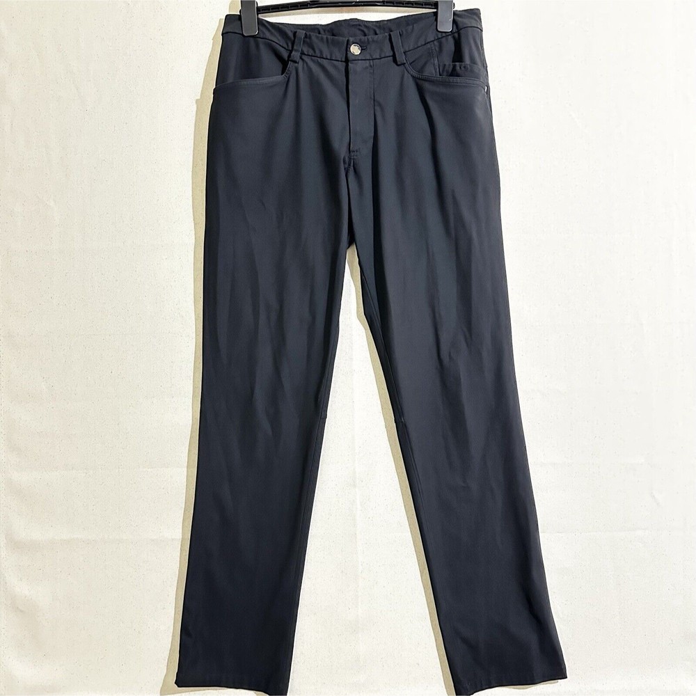 Lululemon Athletic Pants Mens Size 32x32 Black Tapered Stretchy